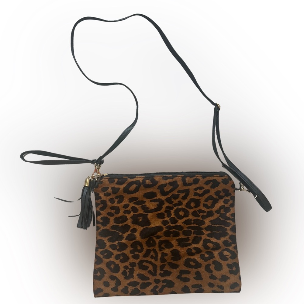 Leopard Print Small Crossbody Bag